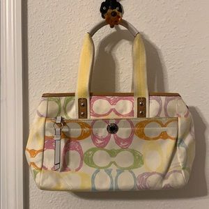 Coach Hamptons Weekend Scribble Purse